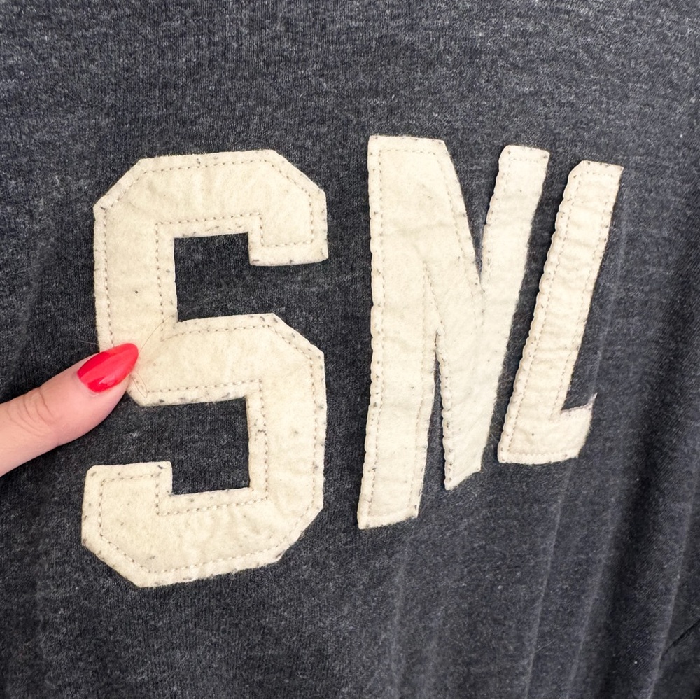 SNL Graphic Sweatshirt in Dark Gray - Picture 5 of 6